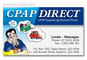 CPAP Direct Business Cards