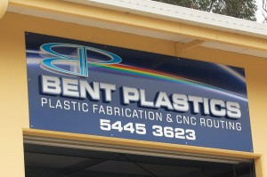 Bent Plastics Signage