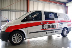 Batteries 2 Go Vehicle Signs Sunshine Coast