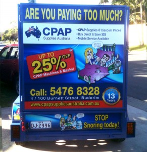 CPAP Direct Trailer Signage