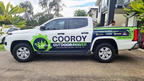 Cooroy Outdoor Power - Ute Signage Wrap