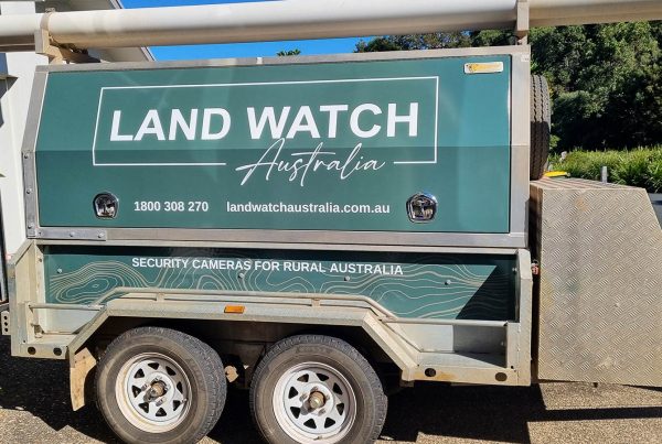 Land Watch Trailer Signage Wrap Sunshine Coast