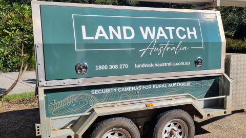 Land Watch Trailer Signage Wrap Sunshine Coast