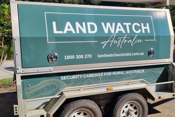 Land Watch Trailer Signage Wrap Sunshine Coast