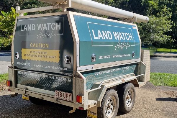 Land Watch Trailer Signage Wrap Sunshine Coast