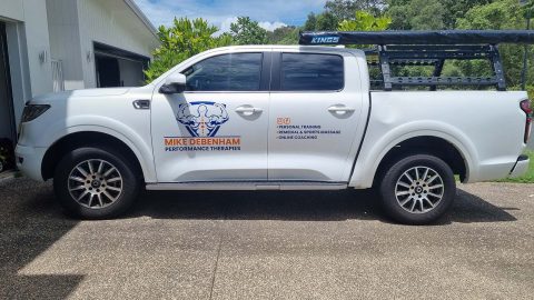 Mike Debenham - LDV Ute Wrap Signage Sunshine Coast