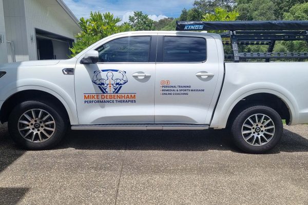 Mike Debenham - LDV Ute Wrap Signage Sunshine Coast