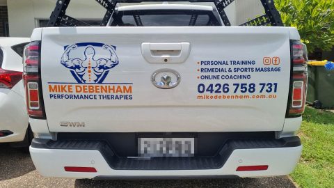 Mike Debenham - LDV Ute Wrap Signage Sunshine Coast