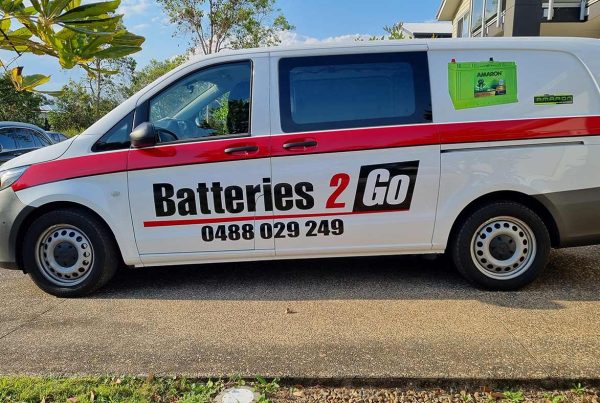 Batteries 2 Go Mercedes Van Stripe