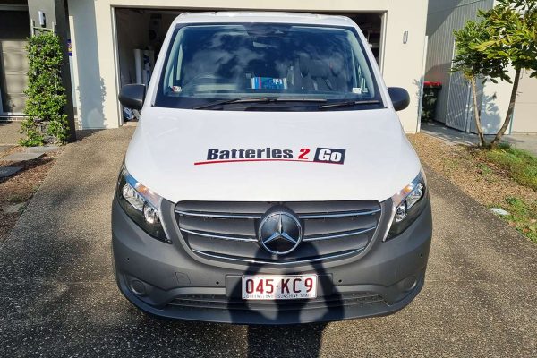 Batteries 2 Go Mercedes Van wrap